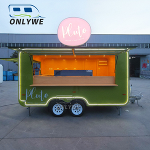 <span class=keywords><strong>Remolques</strong></span> de Comida Móviles Onlywe: Carros de Comida Rápida con Barra de Remolque, Furgonetas Comedoras, <span class=keywords><strong>Remolques</strong></span> de Concesión Totalmente Equipados en Acero Inoxidable - Product Image 1