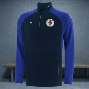 100% Cotton Custom GAA Training Tops <b>Men's</b> <b>Half</b> <b>Zip</b> Jersey <b>Jacket</b> High Street Style Solid Design Front Digital Printing Zipper - Product Image 3