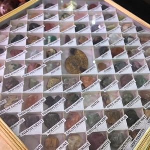 卸売自然瞑想ロッククリスタルラフクリスタルミネラルクォーツ標本ボックス化石サンプル標本 - Product Image 1