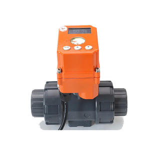 วาล์วบอลไฟฟ้า PVC แบบกำหนดเอง พร้อมรีโมทคอนโทรลไร้สาย <span class=keywords><strong>WiFi</strong></span> ทนความร้อนสูง สำหรับสื่อน้ำ รองรับ OEM - Product Image 4