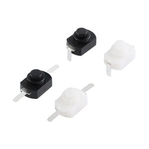 10PCS 12*<span class=keywords><strong>8MM</strong></span> DC 30V 1A on Off Mini interruptor de botón para antorcha eléctrica 1208YD autobloqueo - Product Image 1