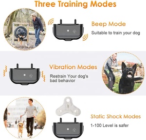 <span class=keywords><strong>Collar</strong></span> de entrenamiento para perros, localizador de ladridos recargable a distancia, descarga estática, 1500ft, con pantalla LCD - Product Image 4