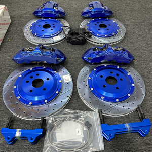 Système de freinage électrique pour voiture, étrier de frein électronique à 6 pistons et 4 pots, kit de frein à disque à 2 pièces pour <span class=keywords><strong>BMW</strong></span> E34 <span class=keywords><strong>E39</strong></span> E60/E61 F10 F90 - Product Image 1