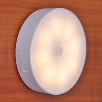 Veilleuse à Led Intelligente Capteur à Led Magnétique Corps de Nuit Led Détecteur de Mouvement Lumière Lit Détecteur de Mouvement Lumière Led à Induction