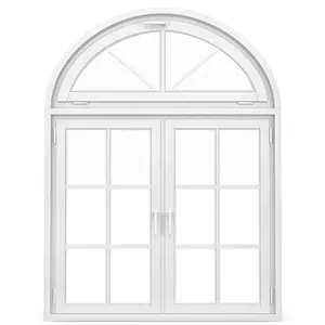 European style upvc plastic casement windows pvc windows doors