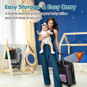 Colchón de Aire Inflable Portátil <span class=keywords><strong>2</strong></span> en 1 para Niños Pequeños, Cama Inflable para Niños con Laterales y Protectores para Dormir - Product Image 2