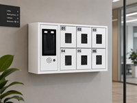 Estación de Carga de Teléfonos Inteligente de Pared con 9 Puertos, Casillero Electrónico sin Llave para Gimnasios y Vestíbulos de Oficinas - OEM ODM