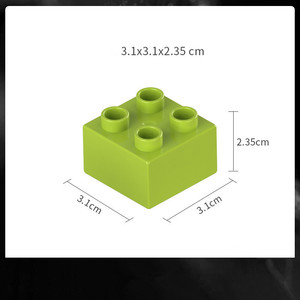 Engrenage mécanique en plastique <span class=keywords><strong>à</strong></span> grosses particules 9656, 45002, ingénierie variable, 9076, jeu de construction de pipeline, animaux, thème de la nature - Product Image 5