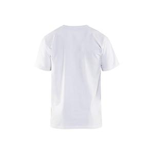 BLAKLADER-Camiseta con cuello en V 336011651000S Blanco-EAN 7330509170366 CAMISETAS Y POLOS DE TRABAJO - Product Image 2