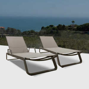 Chaise longue en maille Service <span class=keywords><strong>de</strong></span> plage <span class=keywords><strong>Location</strong></span> <span class=keywords><strong>de</strong></span> piscine Mesh Sun Poolside Resort Hôtel Projet Transat <span class=keywords><strong>Jardin</strong></span> Extérieur Chaise longue - Product Image 1
