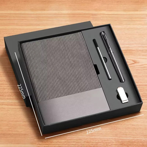Promoción 2025, cuaderno A5 personalizado, juego de regalo, nuevo negocio, diseño de cuero suave <span class=keywords><strong>Diagonal</strong></span>, diario, bolígrafo, planificador <span class=keywords><strong>Flash</strong></span> - Product Image 4