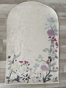<span class=keywords><strong>Tapis</strong></span> de prière au design arche de pétales délicat, texture velours légère, cadeau élégant pour le Ramadan, l'<span class=keywords><strong>A</strong></span>ïd ou la prière quotidienne - Product Image 5