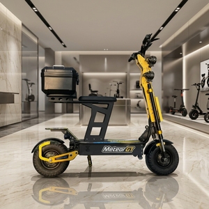 High Power Dual Drive Off Road Electric Scooter With Seat Rear Storage Case 13''Fat Tire Long Range Adult Commuter Scooter - Product Image 1