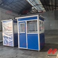 Caseta de Guardia Prefabricada Piececool 2024, Ecológica, Impermeable, Ligera, con Estructura de Acero, Precio Inmejorable