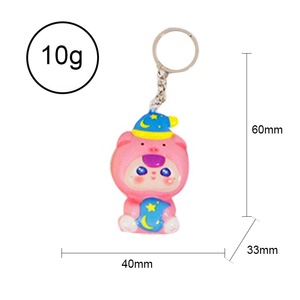 12 Kawaii astrologia animale PU schiuma a lenta aumento giocattoli Anti-Stress Fidget giocattoli per 5-7 anni per il bambino tre V3 scatola cieca <span class=keywords><strong>sorpresa</strong></span> - Product Image 6