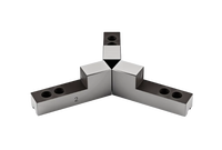 Mandrin hydraulique YQY à trois mors, mâchoires souples épaissies et allongées, adaptateur en L pour machines d'ingénierie