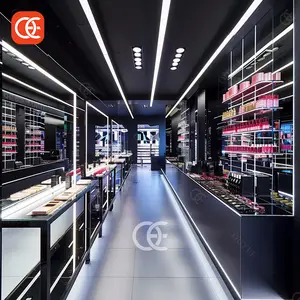 Cosmetics Display Middle Cabinet Perfume Store Counter Wig Showcases Glass Display Beauty Display For Wig Shop