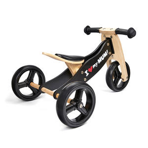 Trotteurs bébé enfants vélo d'équilibre <span class=keywords><strong>en</strong></span> <span class=keywords><strong>bois</strong></span> tricycle pour enfants <span class=keywords><strong>3</strong></span> <span class=keywords><strong>en</strong></span> <span class=keywords><strong>1</strong></span> mini vélo d'équilibre jouet - Product Image 3