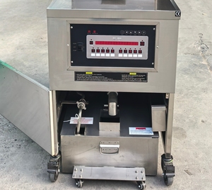 Freidora Eléctrica de 8 Cabezas, Capacidad de 55L, Cuerpo Completo de Acero Inoxidable 304, Uso Comercial, <span class=keywords><strong>Estilo</strong></span> Henny Penny, <span class=keywords><strong>Pollo</strong></span> Frito <span class=keywords><strong>Estilo</strong></span> <span class=keywords><strong>KFC</strong></span> - Product Image 5