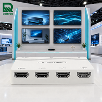 4K 1x4 Splitter Micro-USB-betrieben 4K30Hz Unterstützung für EDID & CEC für TV, Einzelhandel, Überwachungsraum, Ausstellungshalle