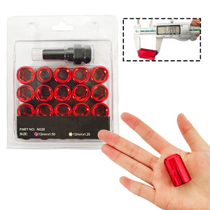 Nouvelle Tendance Vente en Gros Écrous Antivol Professionnels Galvanisés Hexagonaux M12x1.5 (20+1 Pièces) pour Jantes de Course Automobile - Product Image 4