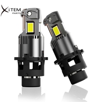 Phares de voiture LED D2S D4S Canbus HID D4R D2R Ampoules Xénon Haute Puissance 110W 10000LM Lampe Auto LED Turbo 6000K Blanc 12V