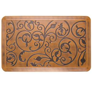 Tapis de bureau et de cuisine moderne anti-fatigue, rembourré, lavable, en PU, avec support antidérapant pour bureaux debout et postes de travail assis-debout - Product Image 2