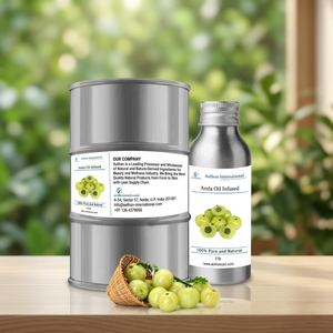 Huile d'Amla infusée Aethon International 1 Ltr, huile de soin de la peau pure et naturelle biologique pour tous les types de peau - Product Image 4