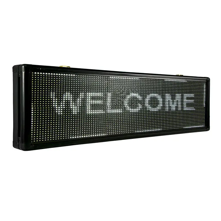 P10 백색 옥외 LED 풀그릴 두루말기 게시판 실내 led 이동 표시