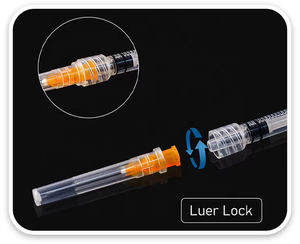 Jeringa Luer Lock de plástico desechable de suministro de fábrica con agujas 1mL-100mL Uso industrial para perros Instrumento veterinario - Product Image 4