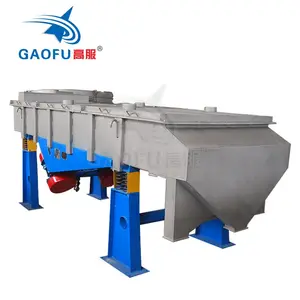 Industrial Sand Sifting Silica Sand Vibrating Screen Mining Linear Sieve Machine