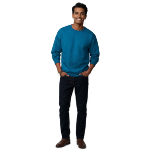 Sudadera de Moda Urbana de Alta Calidad, Básica, Mezcla de Algodón, Diseño Personalizado, Tejido Transpirable, Sudadera Personalizada para Hombre - Product Image 1