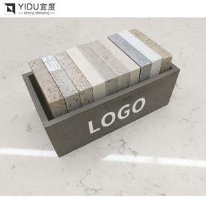 Casing Led tampilan kaca tugas berat dengan batu kotak marmer dan bingkai etalase kustom - Product Image 4