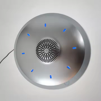 Altavoz Magnético Levitante HCNT de Base Alta, Altavoz Flotante con Rotación de 360°, Diseño UFO para Decoración del Hogar