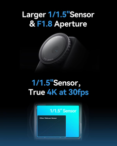 Cámara Web Hollyland Lyra 4K con Sensor de 50MP, Seguimiento por IA, Cancelación de Ruido, Receptor LARK <span class=keywords><strong>A1</strong></span> Integrado, 4K30 para YouTube - Product Image 1