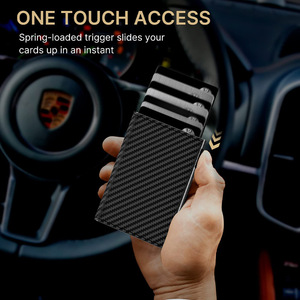 Minimalist Tri Fold <b>Wallet</b> <b>For</b> <b>Men</b> With <b>RFID</b> Protection Credit Card Holder Black Coffee Color 4 Inch Everyday Use - Product Image 4
