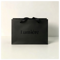 Sacs en papier d'art pour cosmétiques, sacs cadeaux, sacs d'emballage de luxe personnalisés imprimés en gros pour bijoux et artisanat
