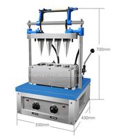 Machine à faire des cornets de glace roulés, des cornets de sucre roulés, des cornets de crème glacée, des cornets de maïs roulés