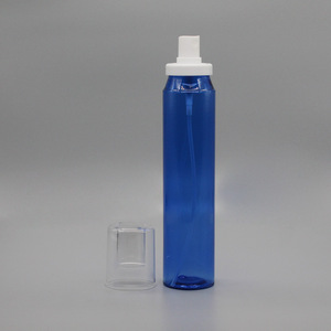 Wholesale 150ml PET Travel Packaging <b>Plastic</b> <b>Bottle</b> Blue Cylindrical Shape for Perfume - Product Image 1