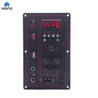 Mini amplificateur de karaoké 50W, amplificateur audio double canal avec entrée double microphone TWS