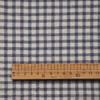 Tissu lavé au sable à carreaux en coton lin à petits carreaux classiques pour chemises habillées pantalons
