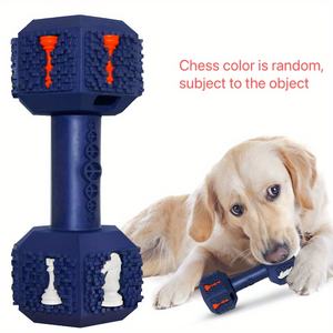 Giocattolo per cani con manubrio in gomma indistruttibile a prova di perdite di cibo Dispenser resistente al morso giocattolo da masticare per stimolazione mentale e cure dentistiche - Product Image 3