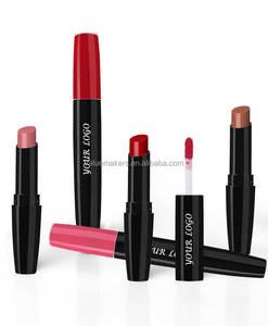 Private Label 2 1 brillant à lèvres résistant à l'eau antiadhésif Nourrir les lèvres glaçure velours longue durée mat rouge à lèvres nude longue durée - Product Image 1