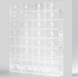 Factory Direct Custom Clear Acrylic DND Gaming Dice Storage Box Injection-Molded Rectangle <b>PC</b> Plastic Portable for <b>Table</b> Games - Product Image 1