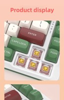 Clavier mécanique personnalisé Outemu High-Torque Peach Silent V3 avec interrupteurs à échange à chaud, axe linéaire V2, fabriqué en Chine