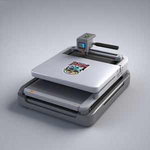 25*30 Sliding High Pressure Machine <b>Heat</b> Transfer Printing Machine Brushed Flatbed Hot Stamping T-Shirt Garment Printing Machine - Product Image 1