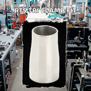 Vệ sinh thép không gỉ 304/316L dài ngắn Ống hàn đồng tâm/Lập Dị giảm tốc với Tri Kẹp chất lượng phụ kiện đường ống - Product Image 4