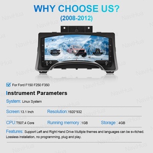 Panel de Instrumentos Virtual Navihua para Ford F150 Raptor 2009-2012, Pantalla LCD Digital, Instrumento LCD con Sistema Linux - Product Image 5