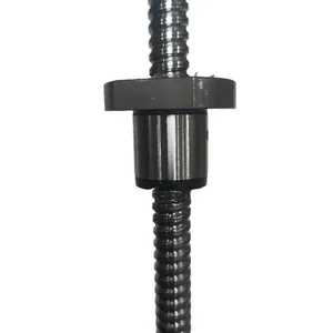 High precision sfu1205 c3 ground ball screw with end machined 1204 ball nut BK/BF10 end support coupler for CNC parts