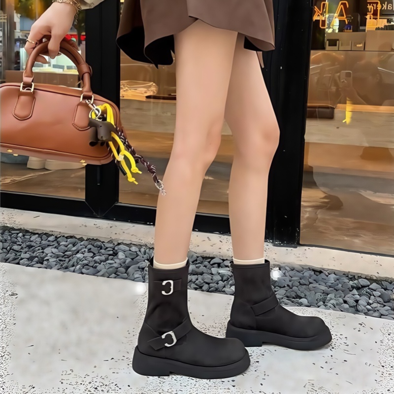 Bottines courtes grises